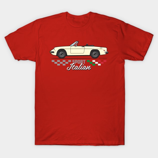 Cream Sport T-Shirt by JRCustoms44